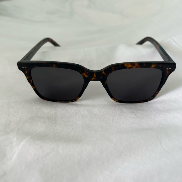 DIFF Billie Shadow Tortoise Grey Polarized Sunglasses Unisex - Picture 12 of 15